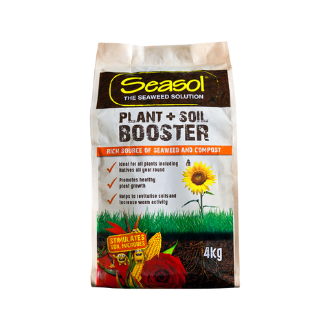 Seasol Plant + Soil Booster 4kg Granular Time-Release Fertiliser