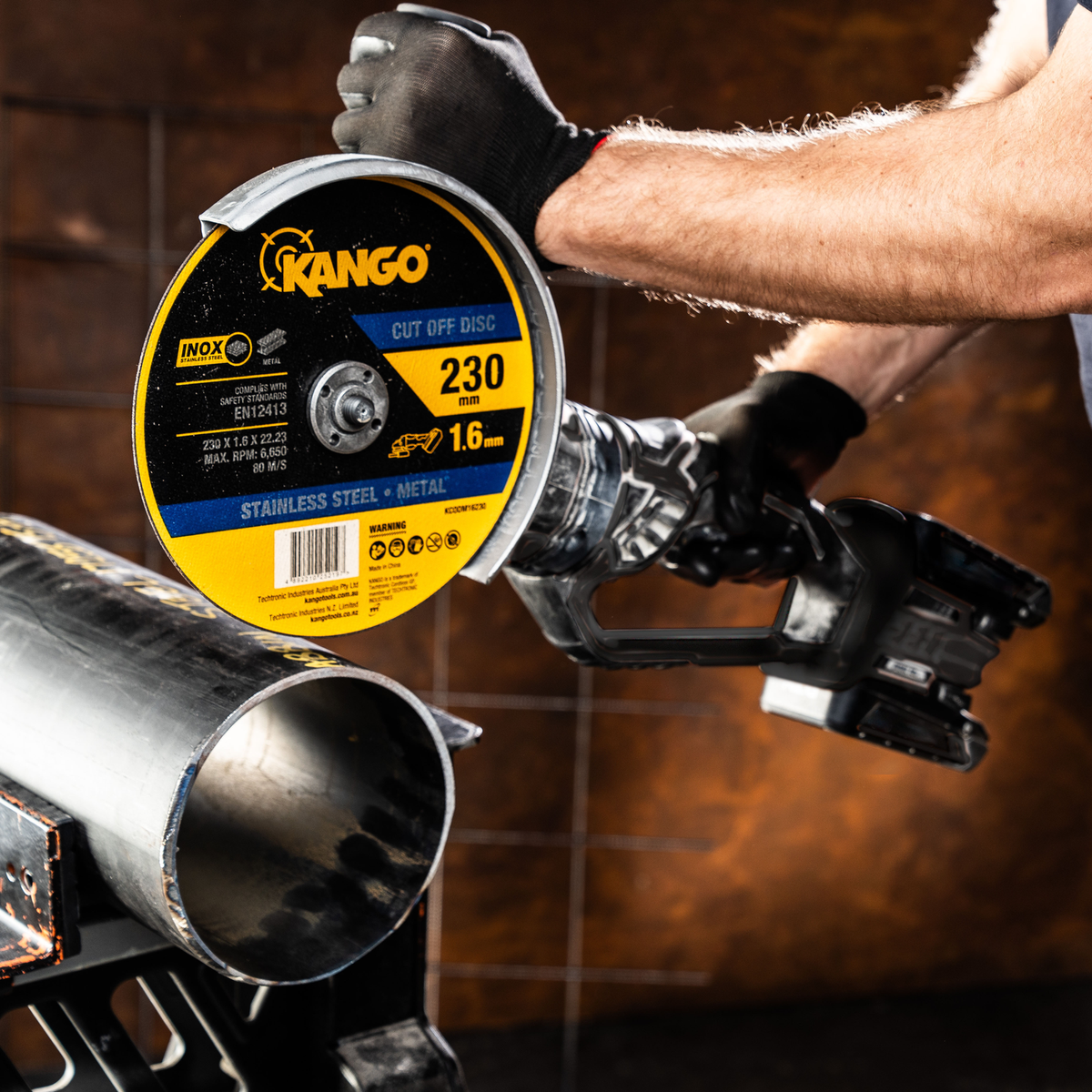 Kango Metal Cut Off Disc 230mm x 1.6mm - Inox-Free - Steel & Stainless Steel Cutting - SuperSaverAU - view 3
