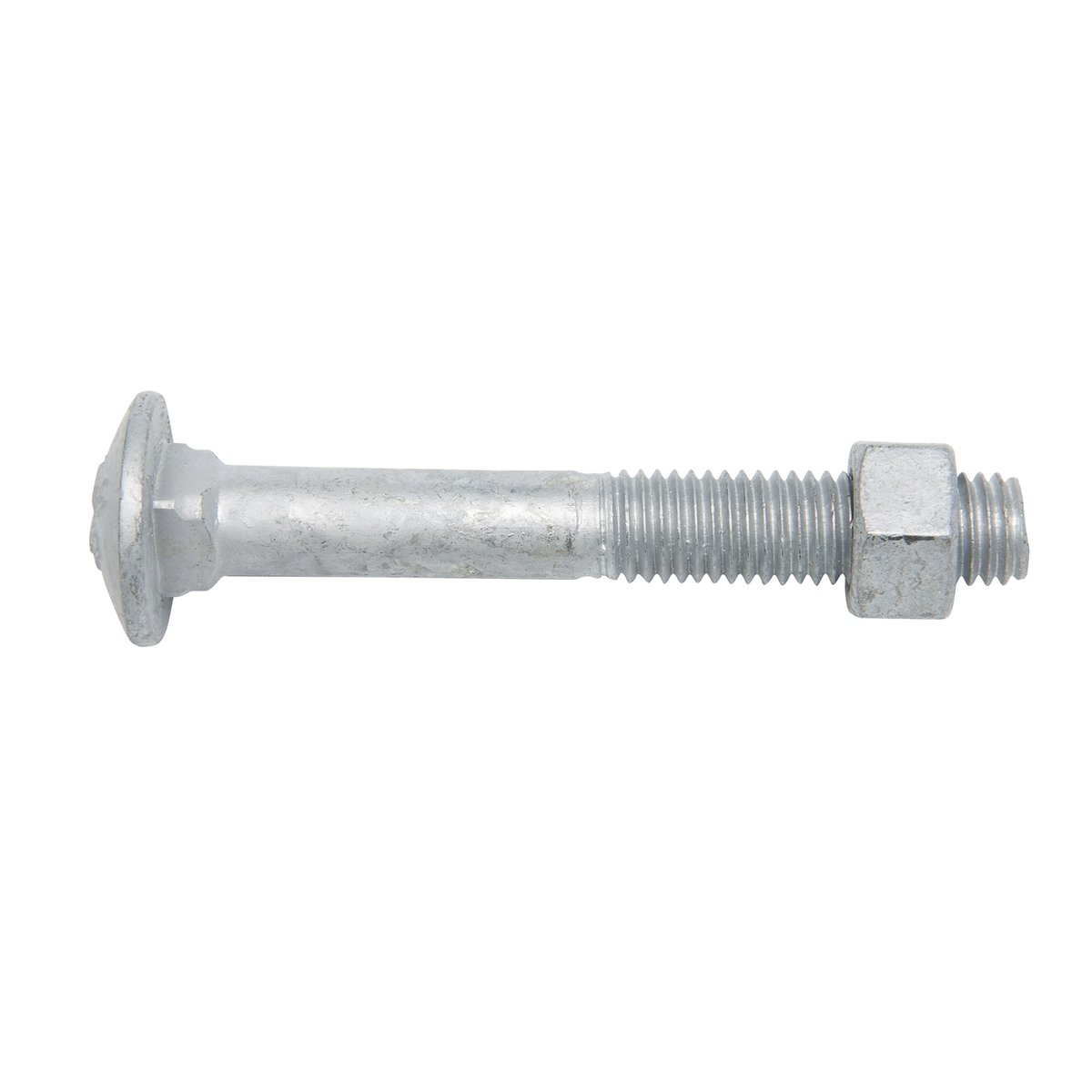 Zenith M12 x 75mm Hot Dip Galvanised Cup Head Bolts & Nuts - 12 Pack