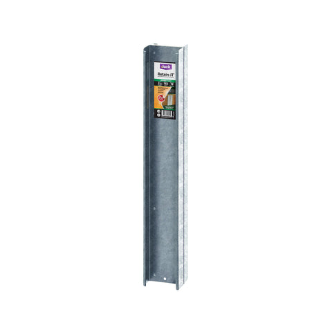 Jack 75 x 750mm Galvanised Steel Retain-It Sleeper Joiner Post Upright