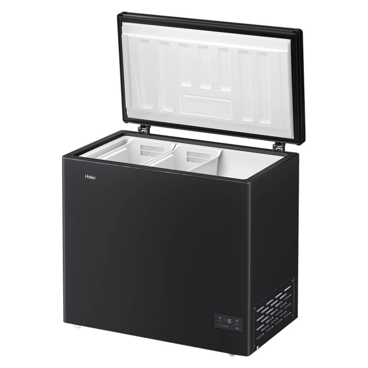 Haier 195L Hybrid Frost Free Chest Freezer - Grey, Super Freeze, 4.5 Star Energy Rating - HCF200FI