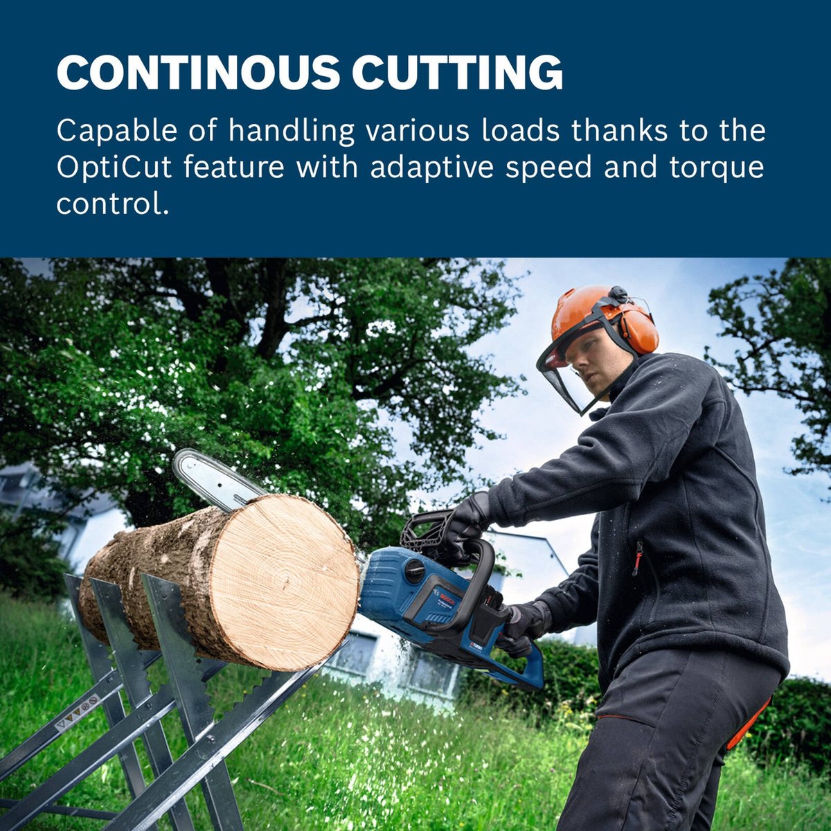 Bosch 18V Cordless 40cm Chainsaw GKE 18V-40 w/ OptiCut - Skin Only
