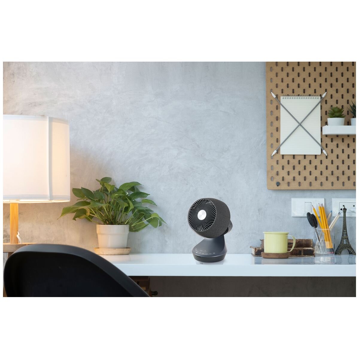 Ausclimate EcoSmart desk air circulator - Charcoal Black finish - 4 year warranty - ACAC230CB