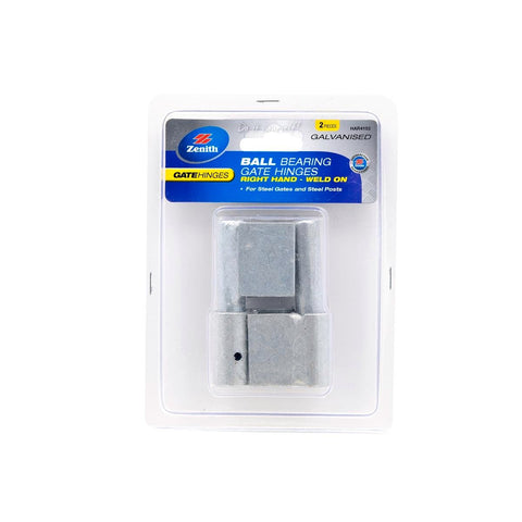 Zenith Gate Hinges - Galvanised Steel - 2 Pack - Durable - Easy Install - SuperSaverAU - view 1