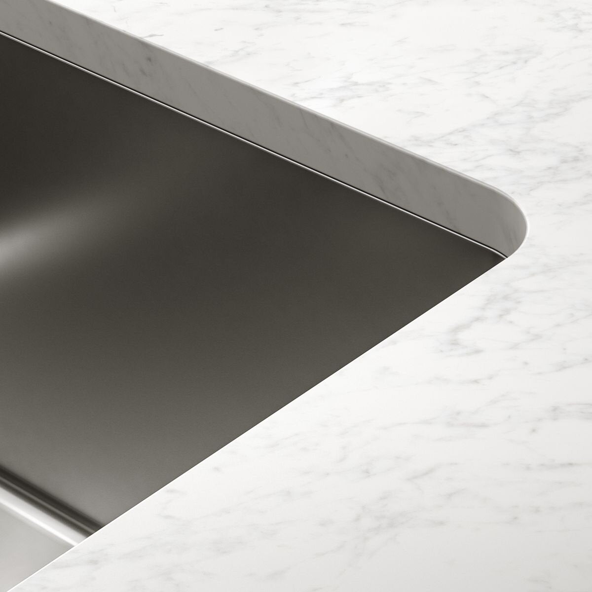 Franke Mythos 550mm single bowl undermount sink - stainless steel - sound deadening pads - MYX110-55B