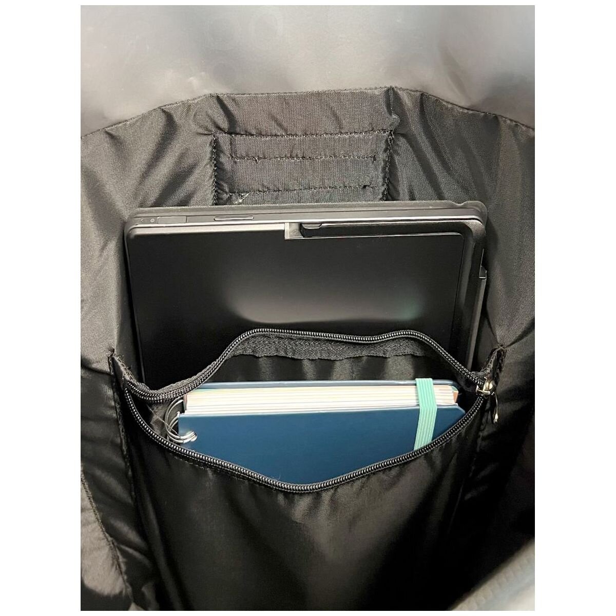 Rolser One Tweed TShop 4 wheel swivelling trolley and backpack - 27L - Black - R-ONE001-1023