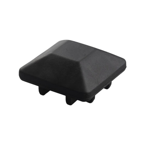 Australian Handyman Supplies 50 x 50mm Black Plastic Dome Cap Insert - Square Post End Cap