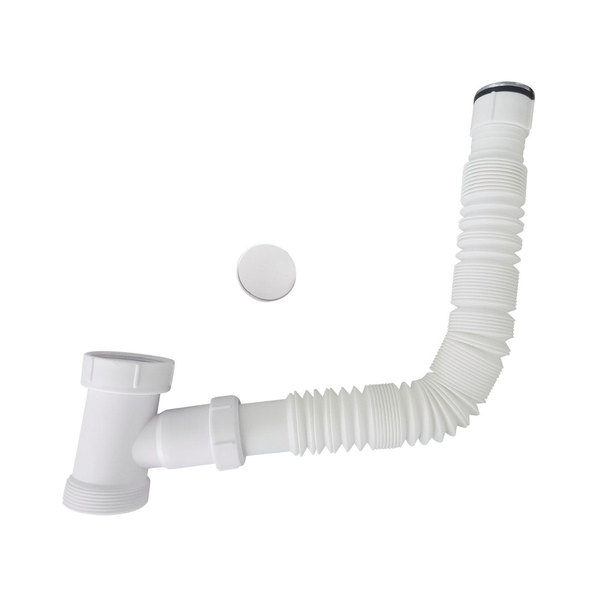 Kinetic Laundry By-Pass Kit - Flexible Pipe - 320mm - Plastic - Easy Install - SuperSaverAU - view 1