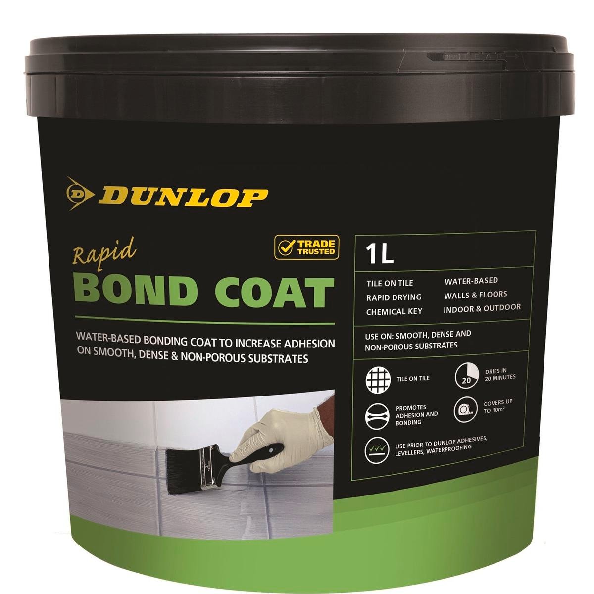 Dunlop 1L Rapid Bond Coat Water Based