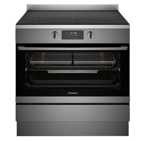 Westinghouse 90cm Induction Pyrolytic Oven - Dark Stainless Steel, SteamBake, AirFry - WFEP9757DD