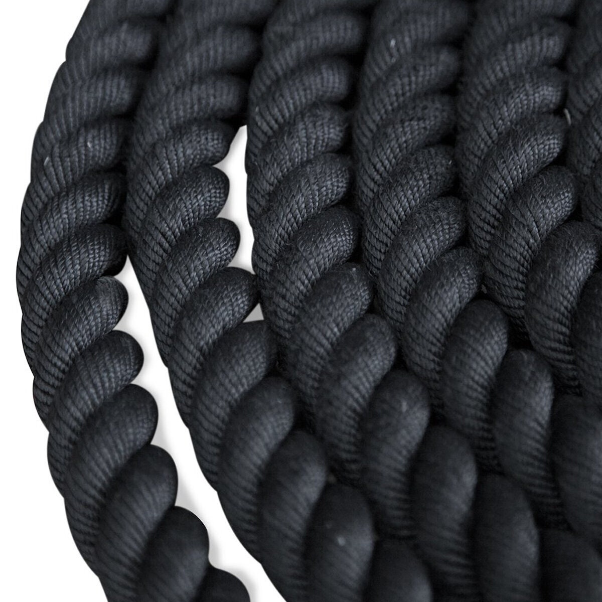 Cortex Battle Rope - 15m Long, 38mm Diameter, 13kg, High Density Nylon, Heat Shrink Grips - ROPEBATTLE3815