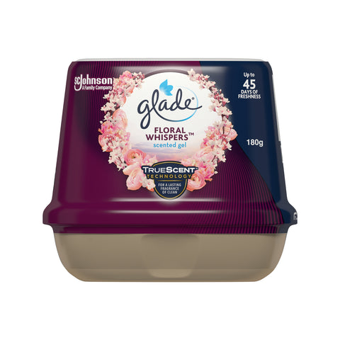 Glade Floral Whispers Gel Air Freshener 180g 45 Days
