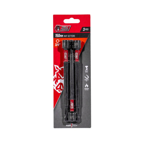 Full Boar Magnetic Impact Nut Setters 3 Pack - 3/8" x 150mm - Durable, High-Torque - SuperSaverAU - view 1