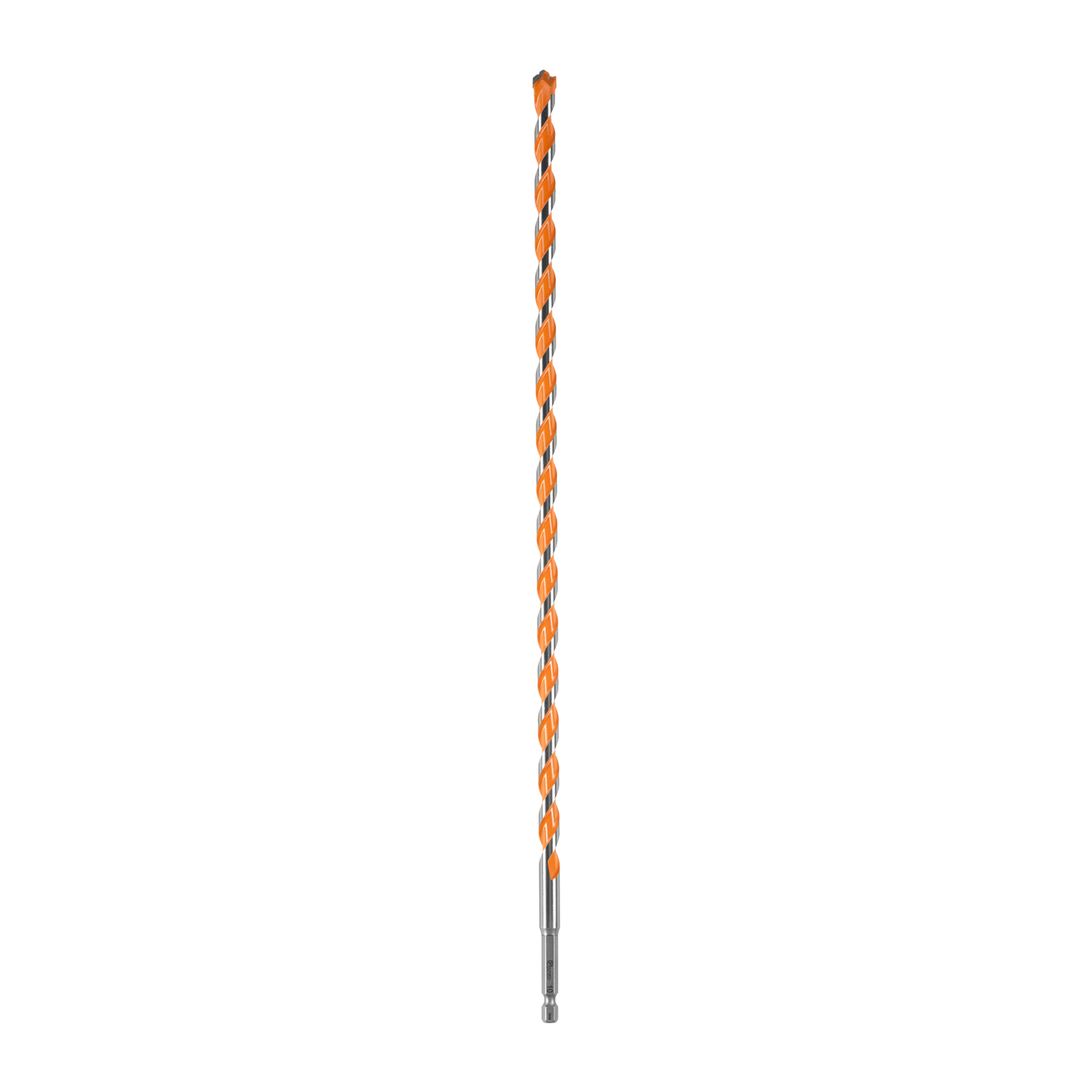 Kango 10 x 400mm Masonry Drill Bit, 1/4" Hex, Long Reach for Concrete