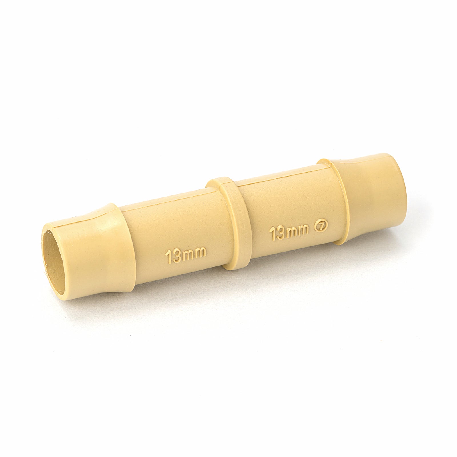 Holman 13mm Beige Barbed Poly Joiner - Polypropylene Irrigation Fitting