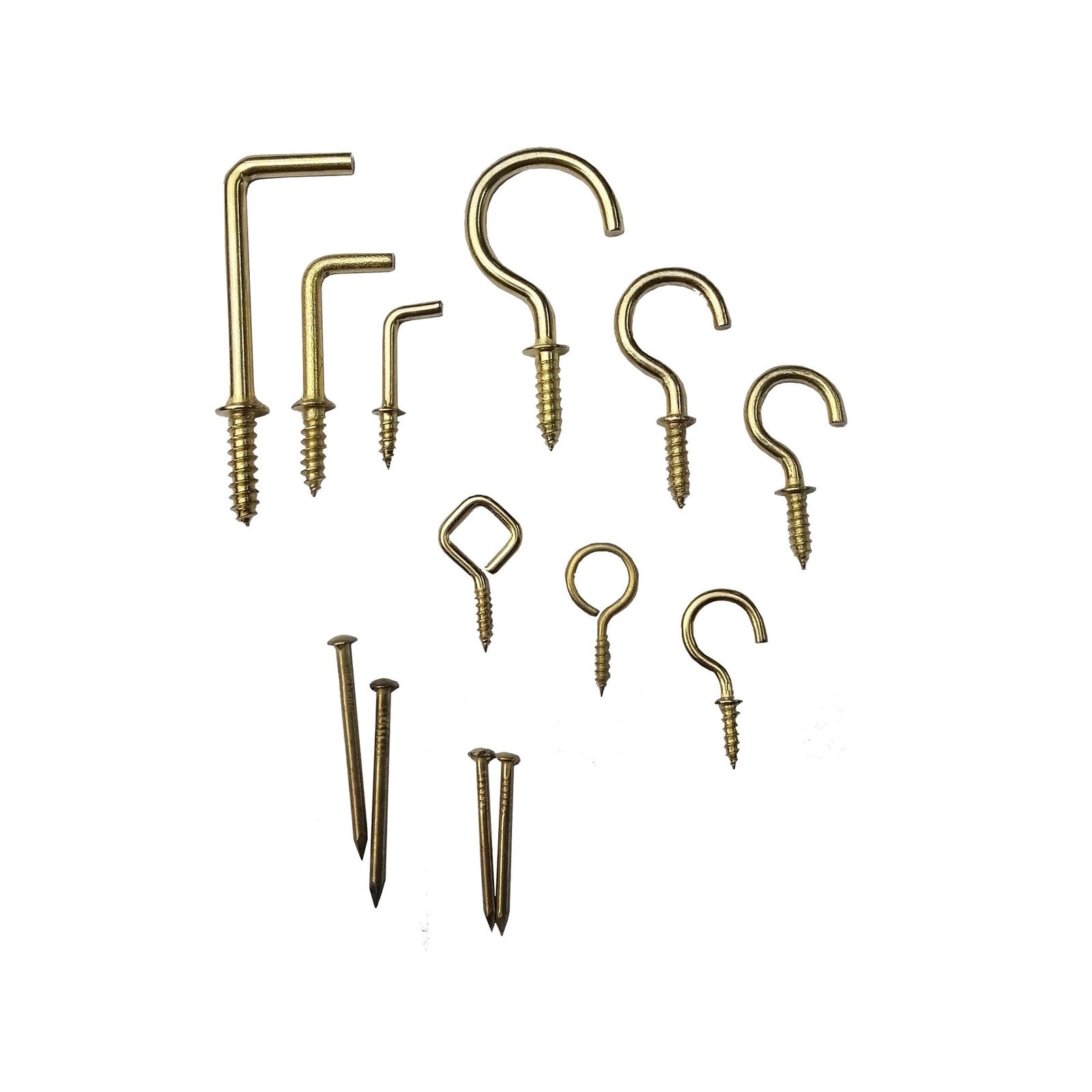 Stahl 600 Piece Assorted Hook and Eyescrew Kit with Storage Case