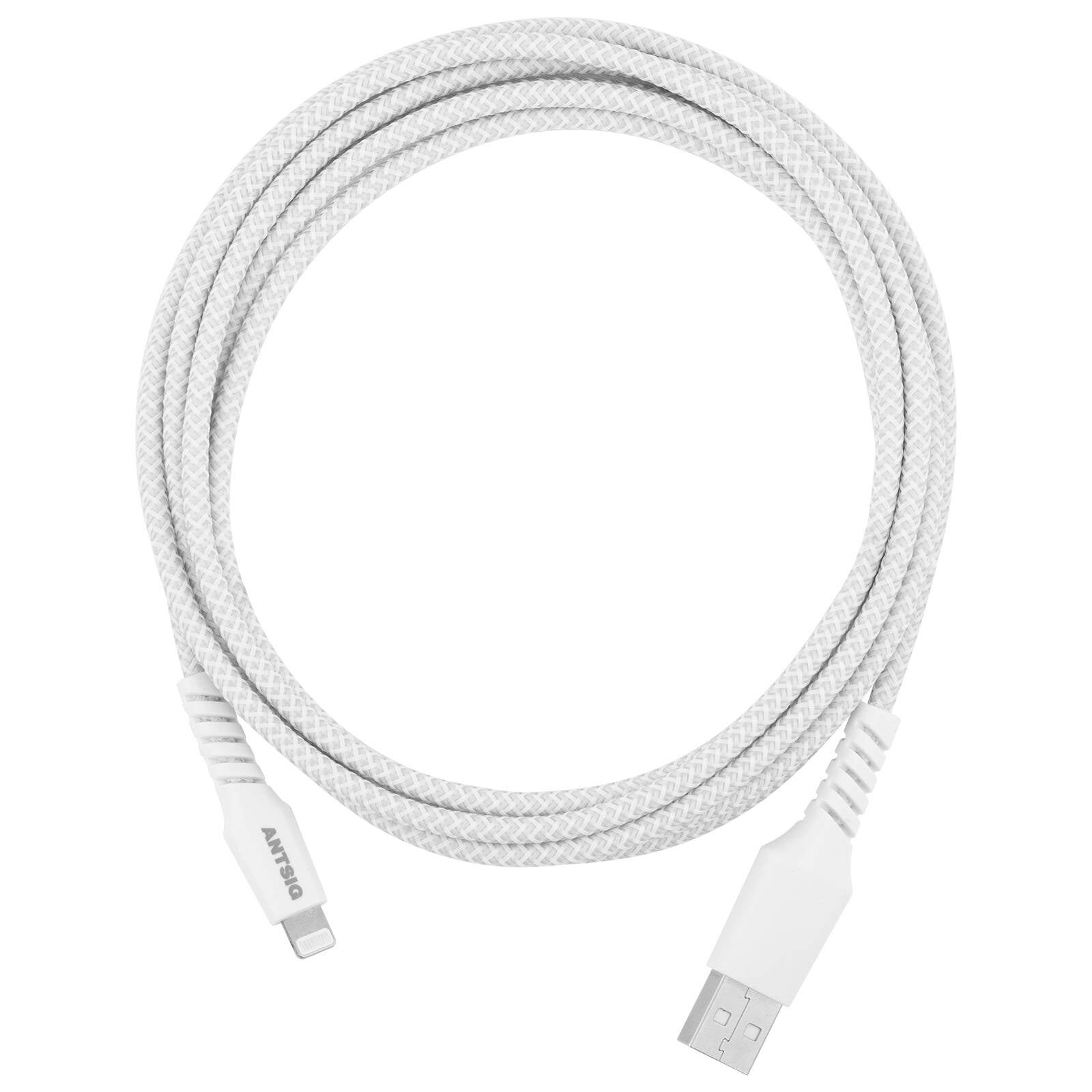 Antsig 2m Braided Lightning to USB-A Cable