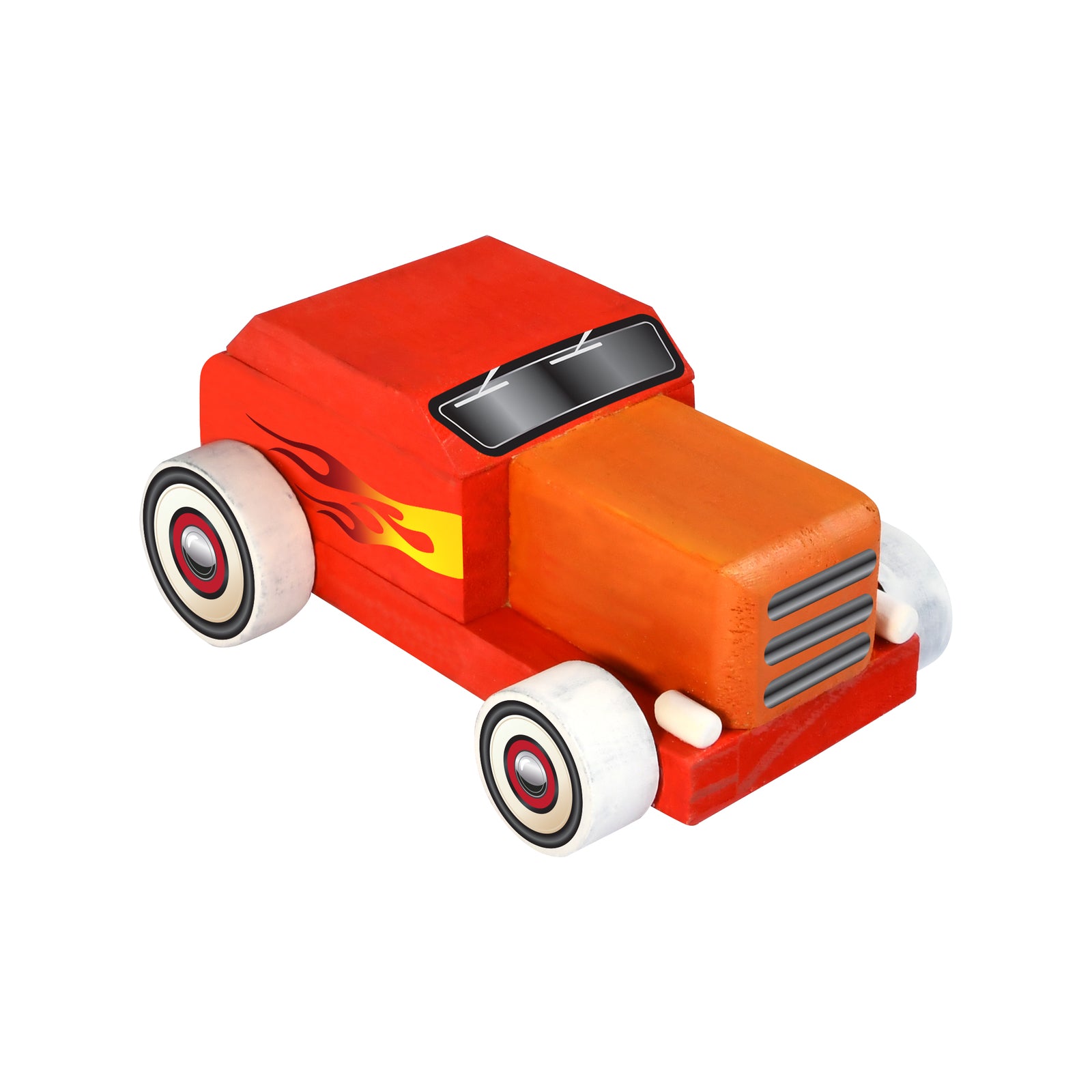 Boyle Wood Craft Project Kit Hot Rod Car DIY Indoor Model