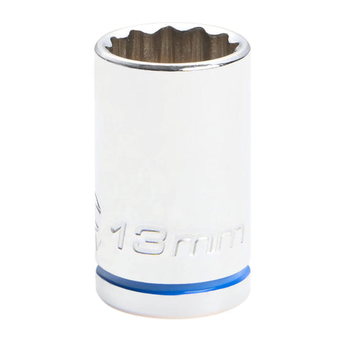 Kincrome 13mm 3/8" Drive Shallow Socket - 12 Point, Chrome Vanadium Steel