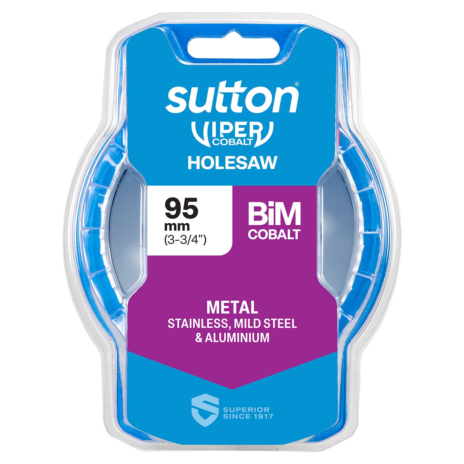 Sutton Tools 95mm Viper Cobalt Bi-Metal Holesaw 32mm Cutting Depth