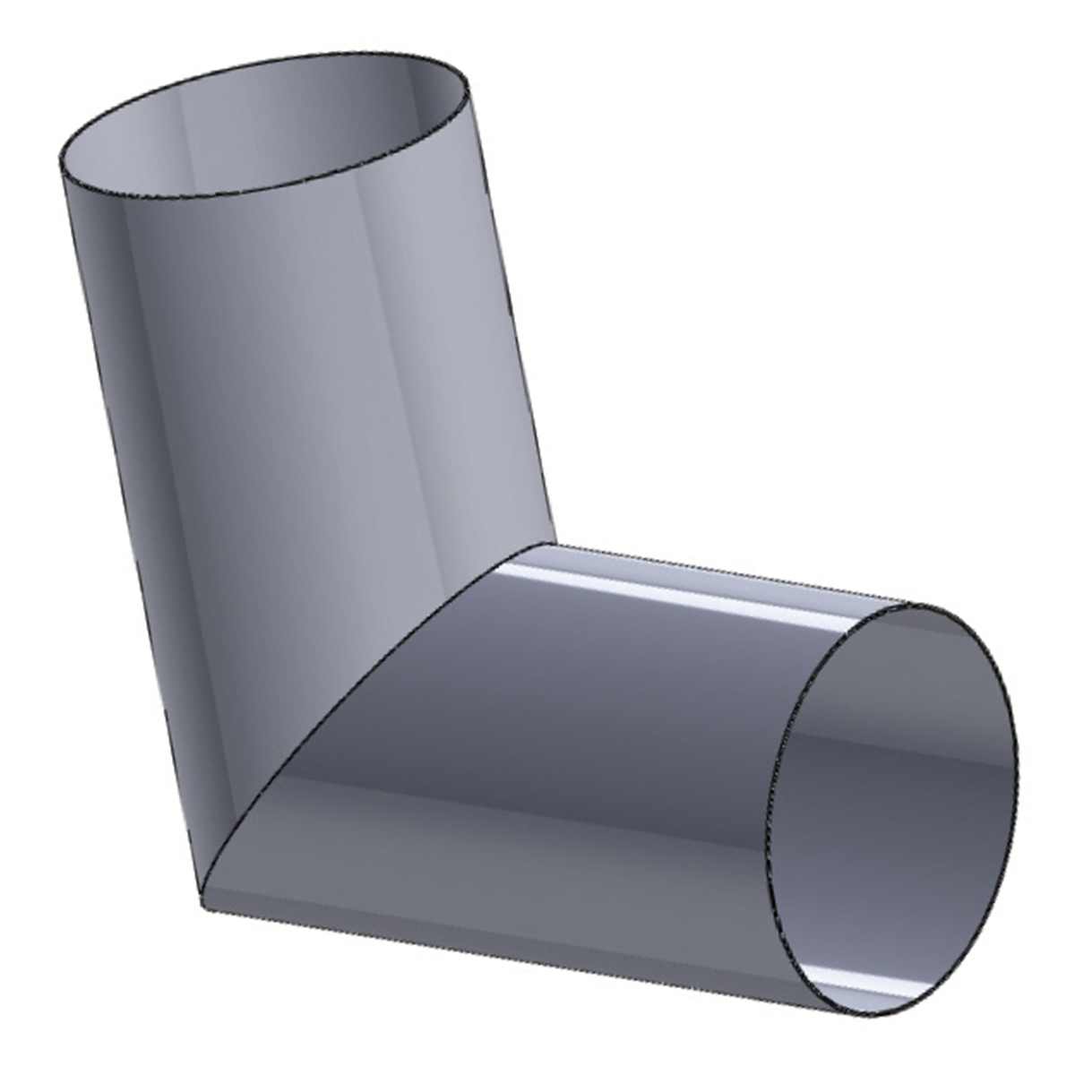 Fielders 75mm Zincalume Round Downpipe Shoe