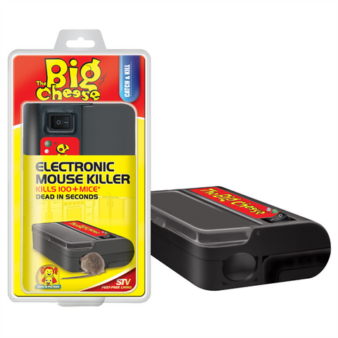 The Big Cheese Electronic Mouse Killer - Battery-Powered Indoor Mouse Trap