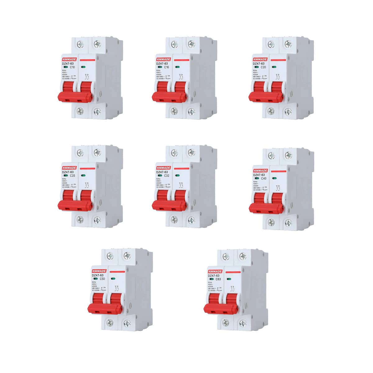 2 Pole Miniature Circuit Breaker - 32A - view 3