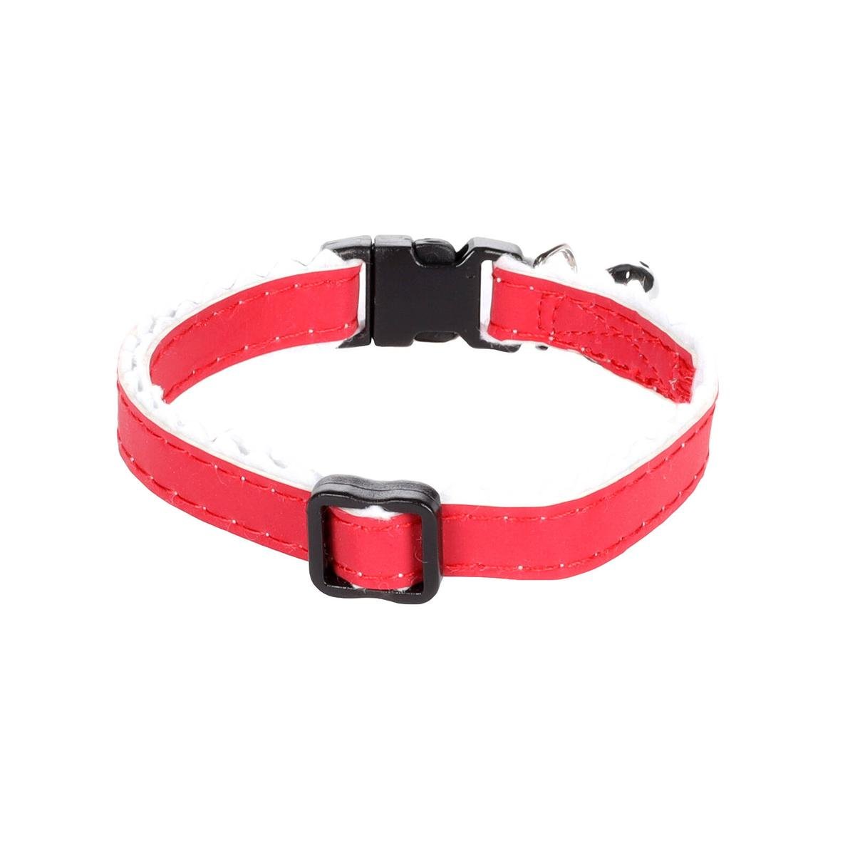 Flamingo Ziggi Lined Bright Cat Collar 20-30cm, Adjustable with Quick-Release Buckle, 5 Assorted Colours