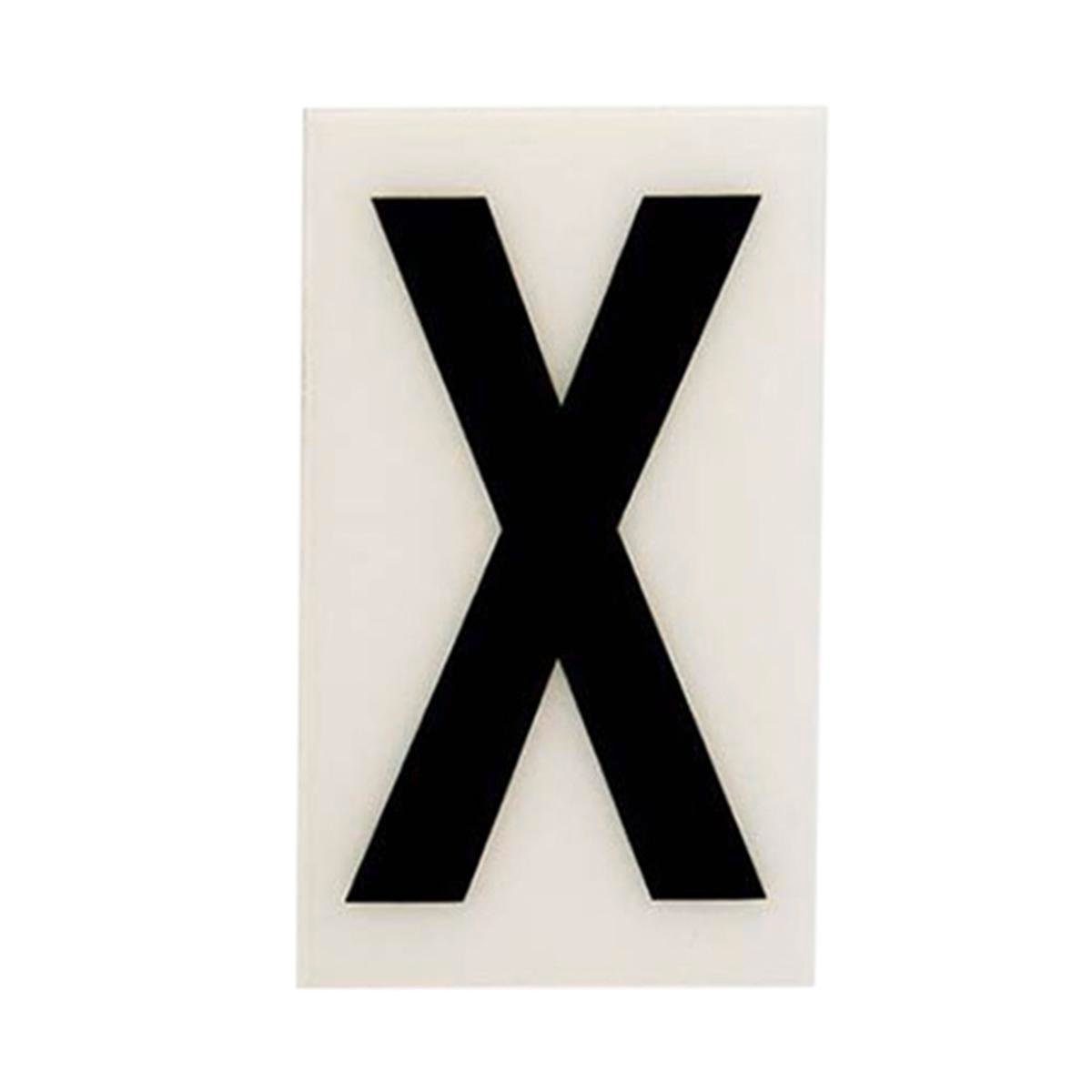Sandleford 60mm White Self Adhesive House Letter X - Weather Resistant
