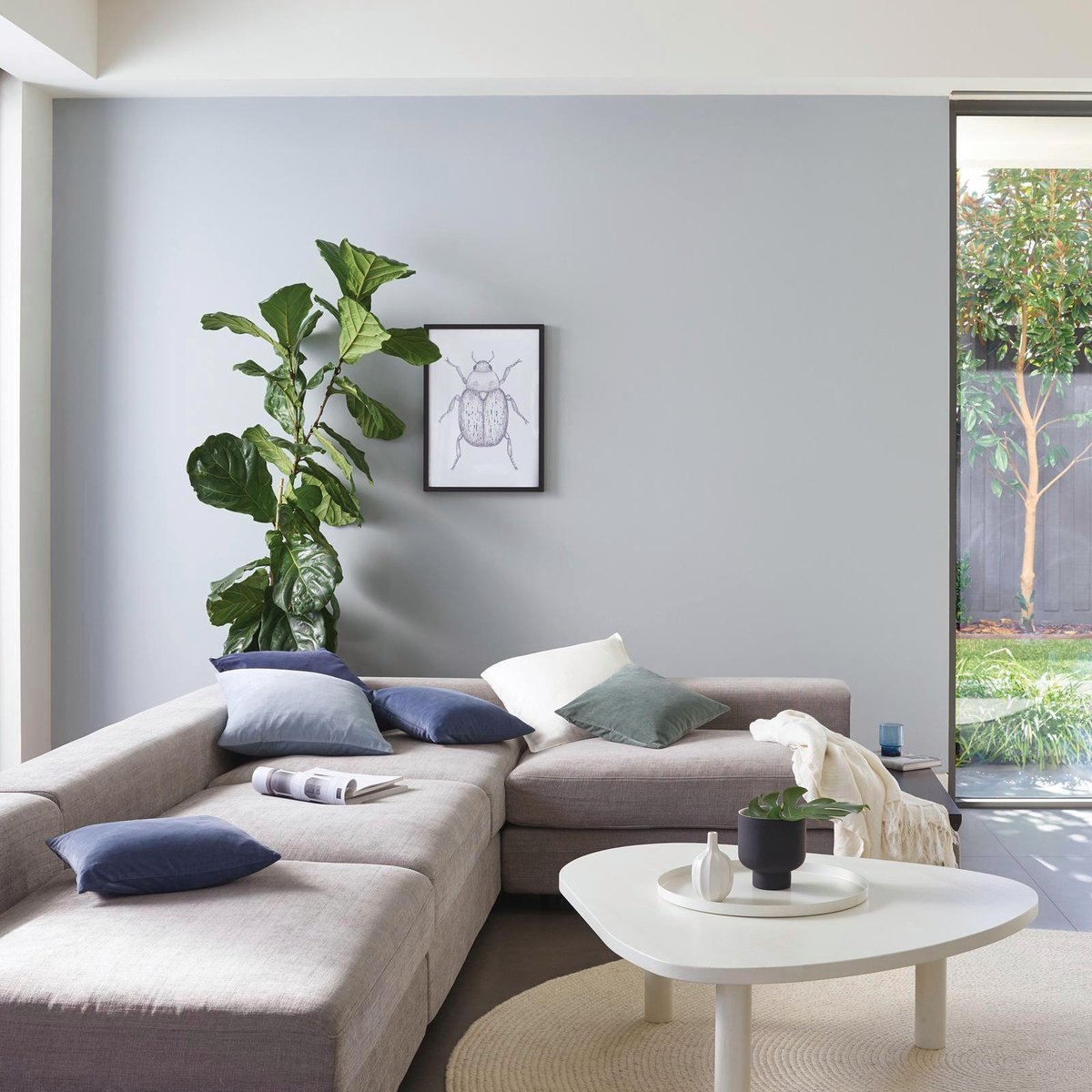 Porter's 100ml Newport Blue Eggshell Broadwall Washable Paint Sample