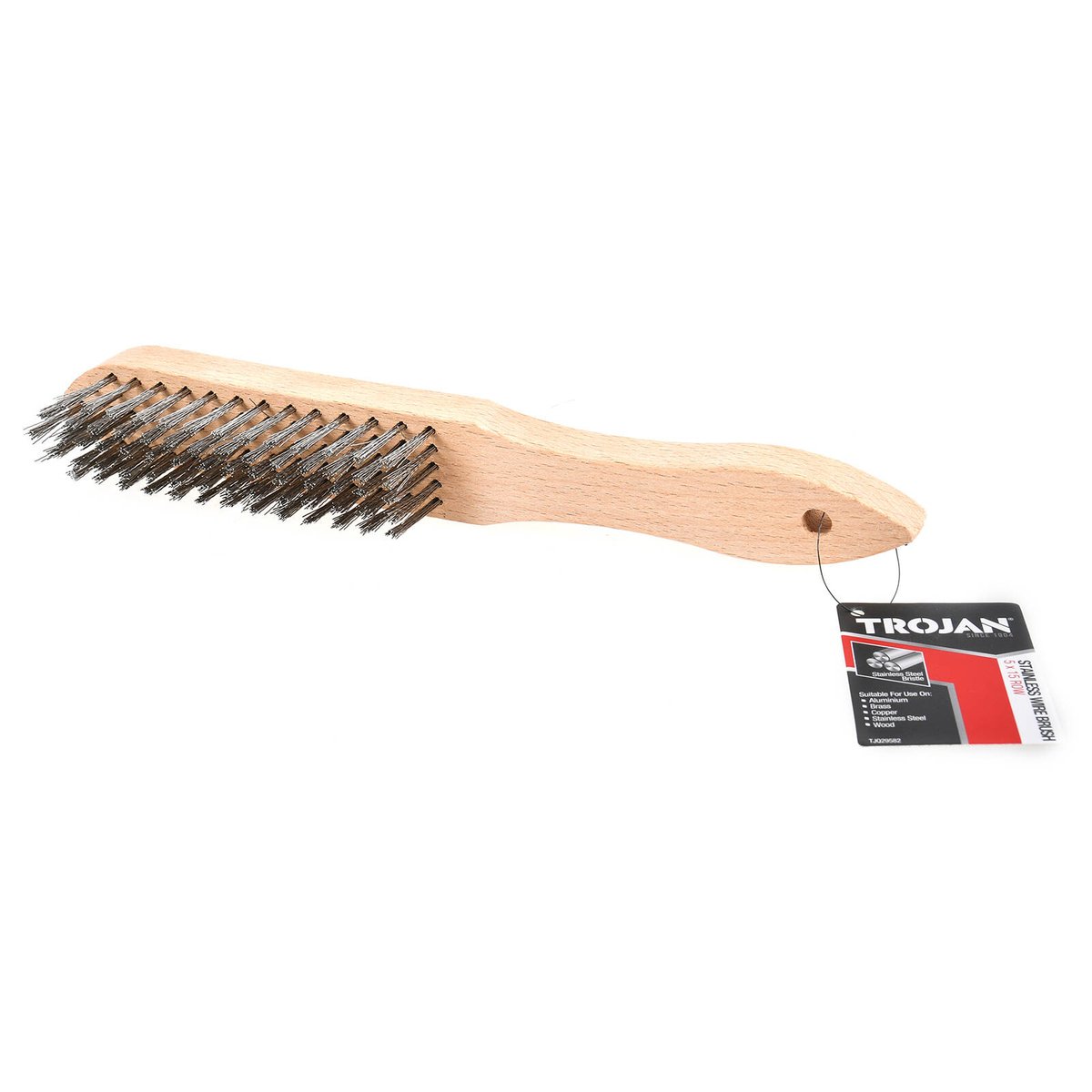 Trojan 5x15 Row 290mm Stainless Steel Wire Brush
