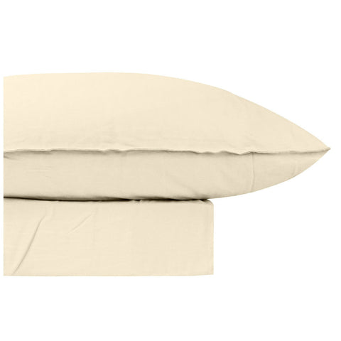 Odyssey Living Bamboo Linen Sheet Set 4 Piece Queen Natural - SuperSaverAU - view 1