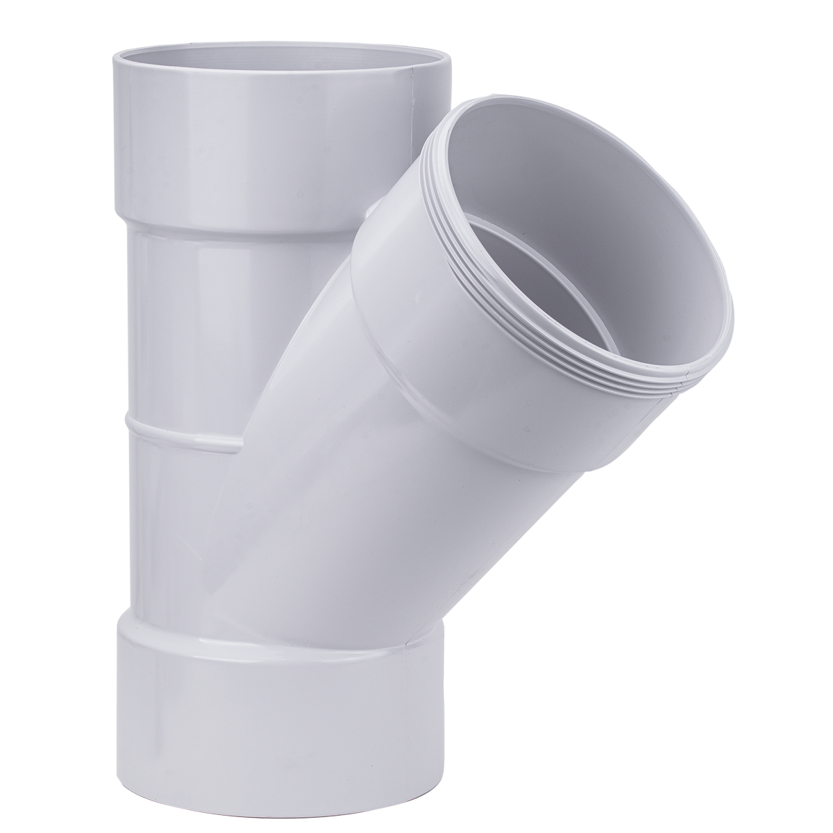 Holman 150mm 45° PVC DWV Female Plain Junction