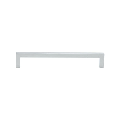 Lane 128mm Brushed Nickel Zinc Alloy Half Round and Square Cabinet Handle
