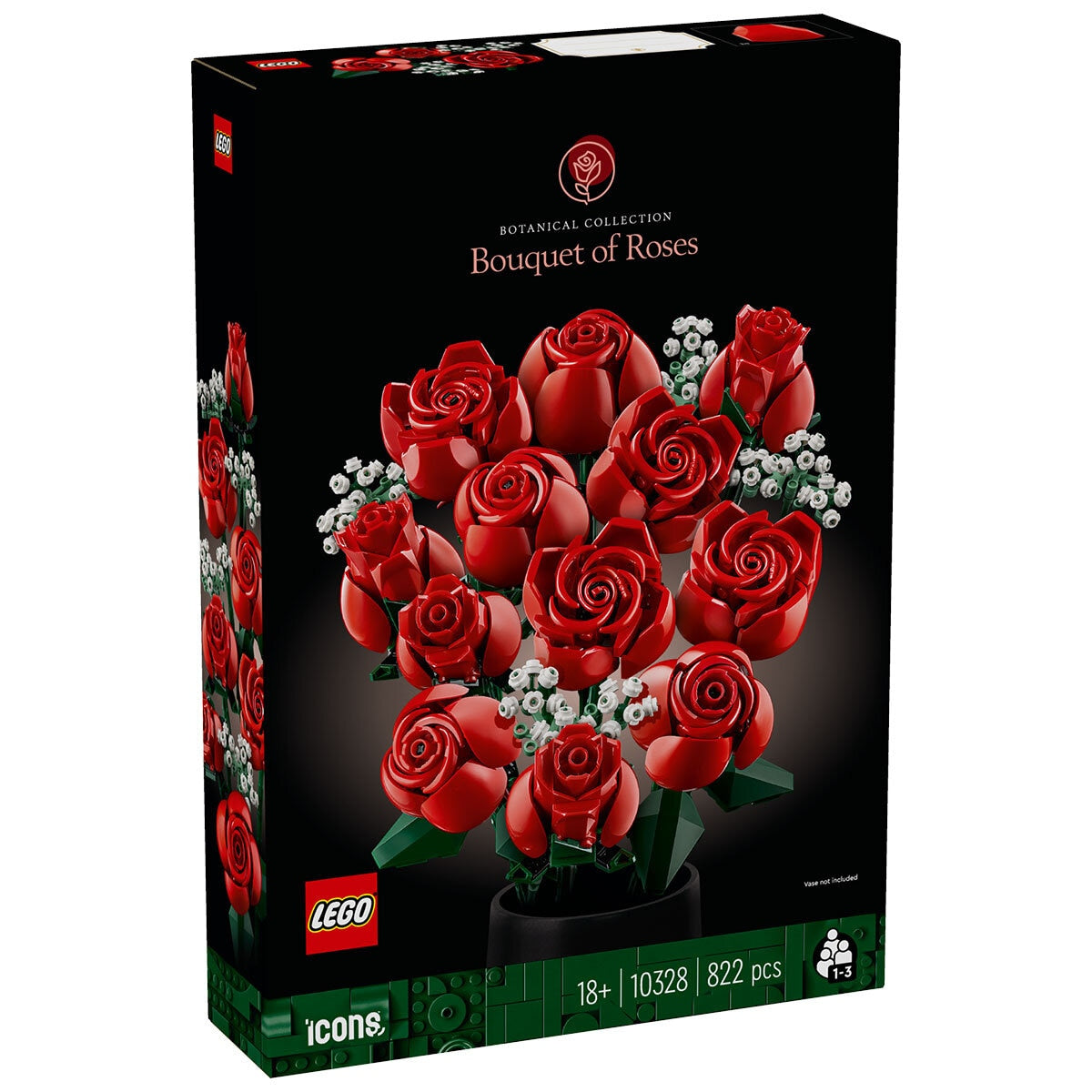 LEGO Botanicals Bouquet Of Roses 10328 - SuperSaverAU - view 9