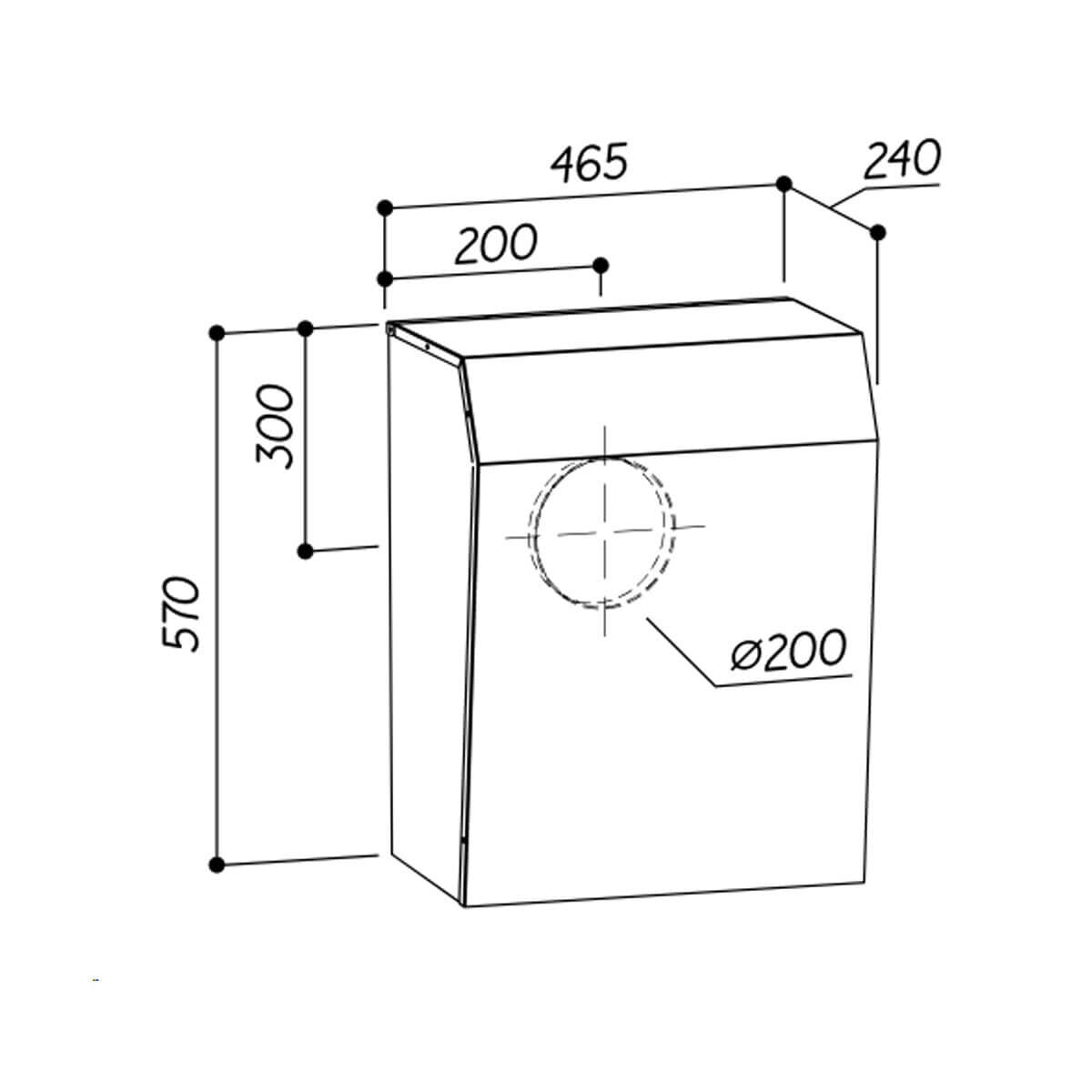Sirius External Wall Mounted Motor - Offboard Motor, Stainless Steel, 10A Plug and Lead - SEM7A