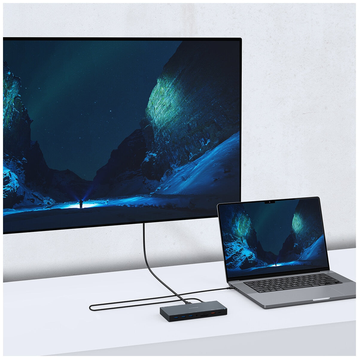 mBeat 15 In 1 Triple Display USB-C Dock MB-UCD-X15 Space Grey HDMI x 2, DP x 1 - SuperSaverAU - view 4