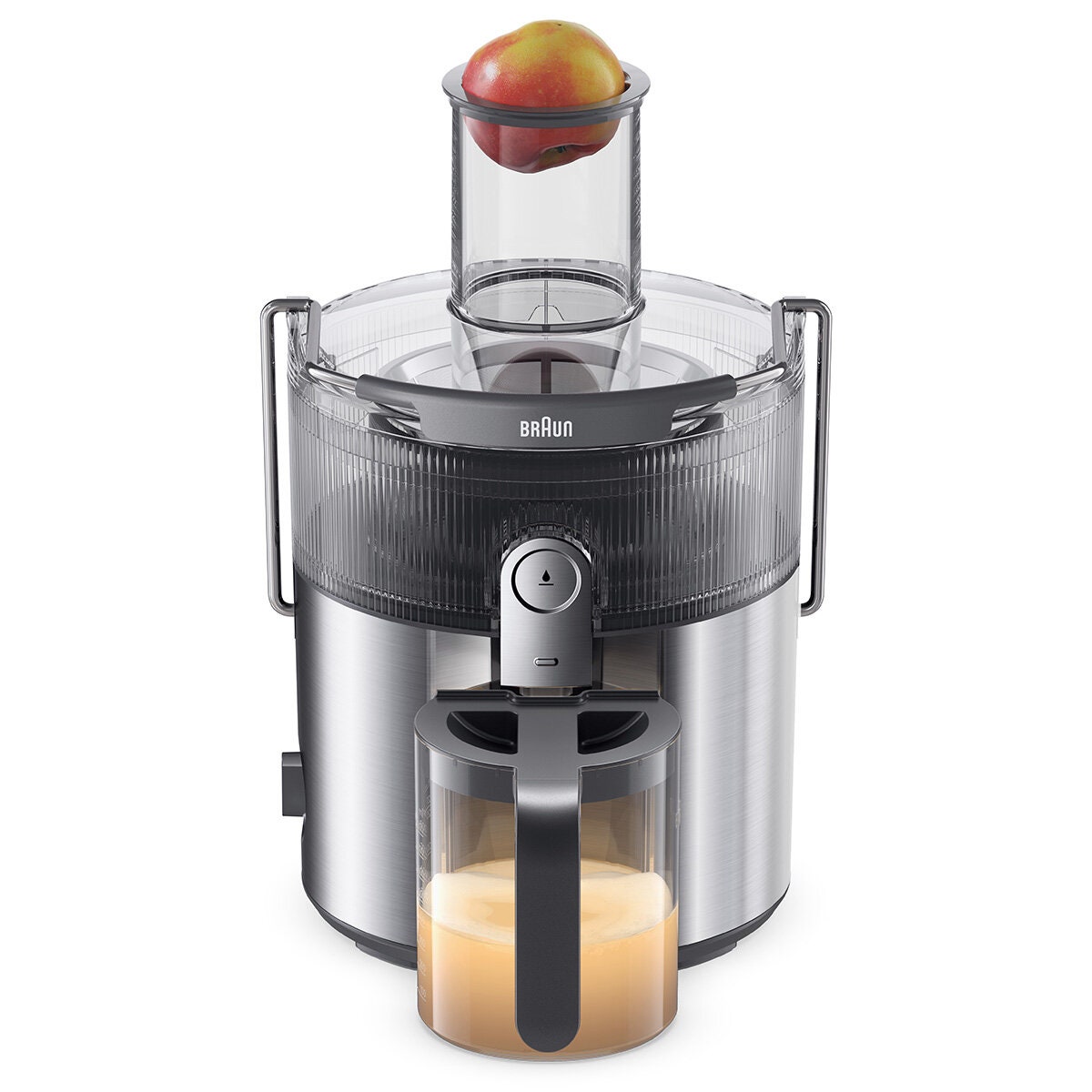 Braun MultiJuice 7 Spin Juicer 1000W - FastXtract, ColdXtract, 2L Pulp Container, Two Speeds - SJ7000