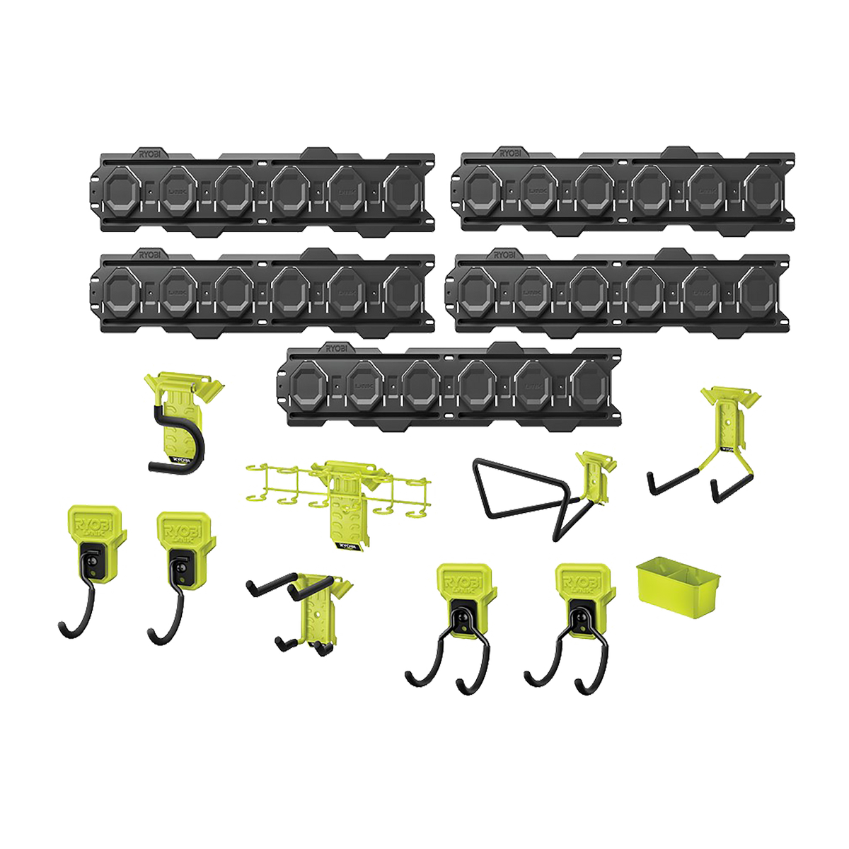 Ryobi LINK 15 Piece Wall Storage Kit with Screws Indoor Outdoor