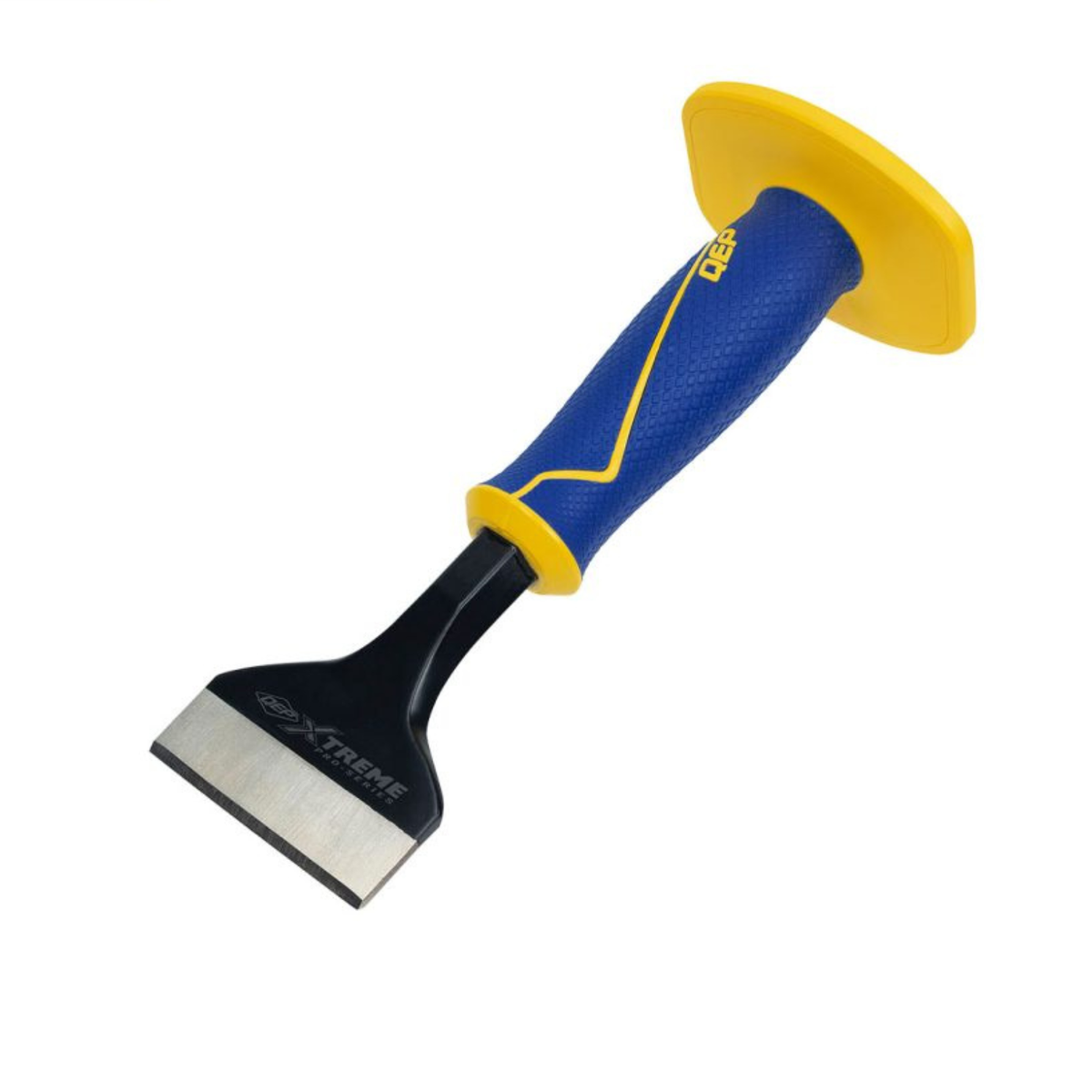 QEP Xtreme Heavy Duty Chisel, 75mm Wide Blade, Non-Slip Grip for Adhesive and Debris Removal