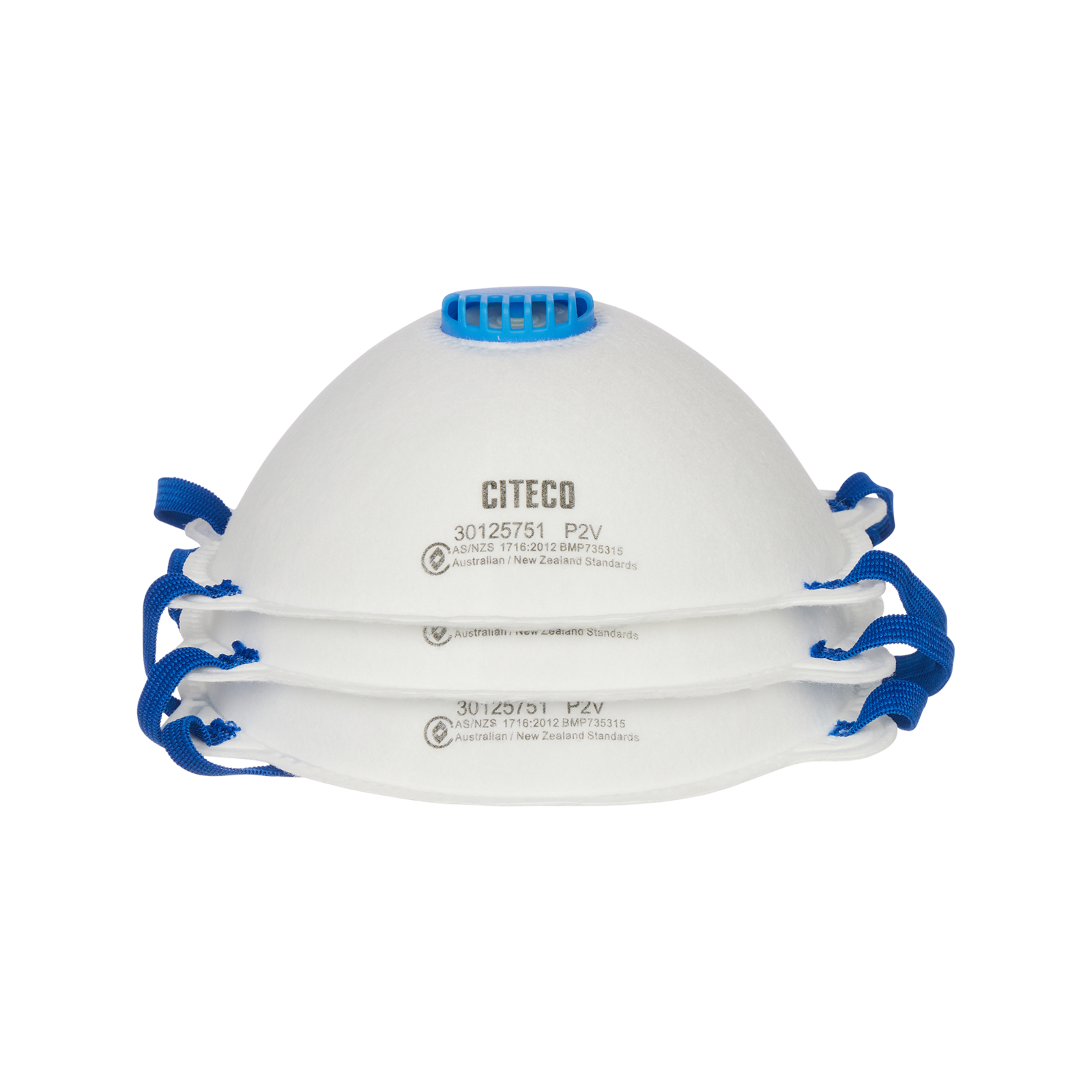 Citeco P2 Valved Respirator - 3 Pack