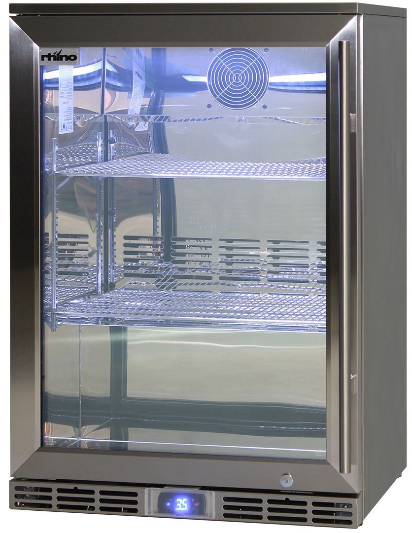 Rhino 138L Outdoor Beverage Centre - Stainless Steel, Left Hinge, Energy Star 10 - GSP1HL-SS