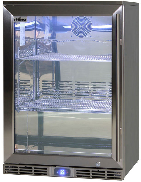 Rhino 138L Outdoor Beverage Centre - Stainless Steel, Left Hinge, Energy Star 10 - GSP1HL-SS