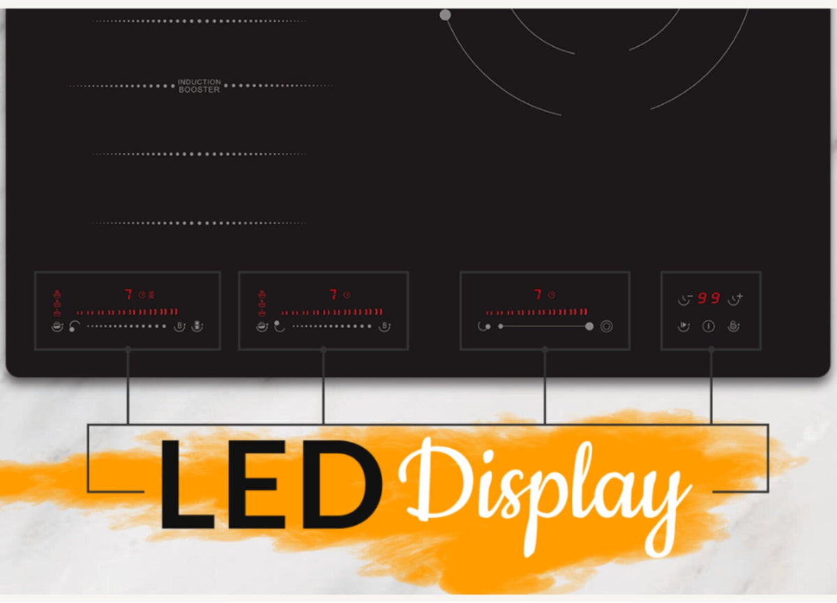 Trinity 60cm combo cooktop - 2 induction and 1 radiant zone, touch and slide controls - TRCI603