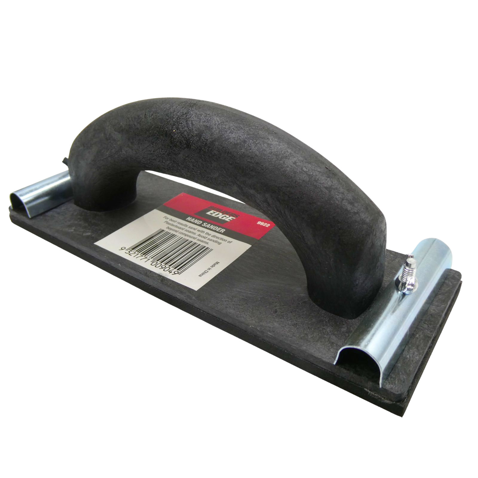 Builders Edge 220 x 80mm DIY Plaster Hand Sander Black