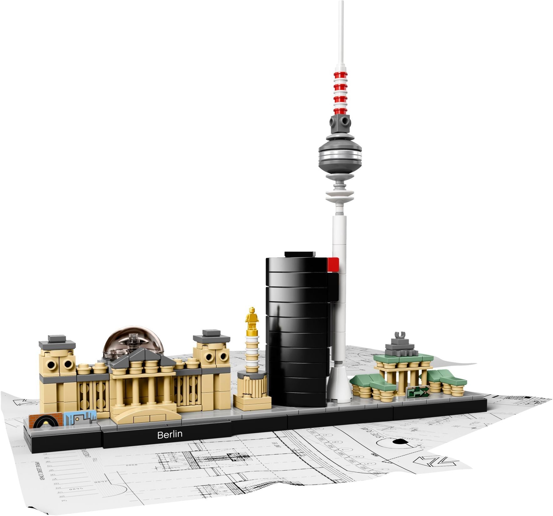 LEGO 21027 Berlin Skyline Architecture Set - SuperSaverAU - view 2