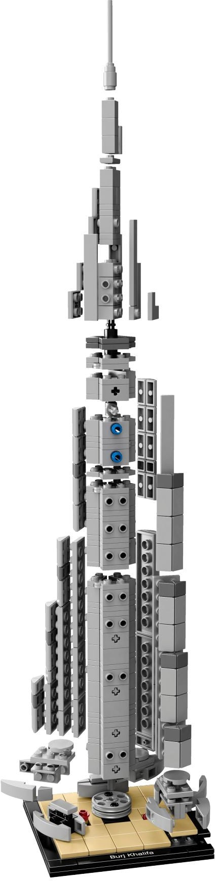 LEGO 21031 Burj Khalifa: Dubai Skyscraper Architecture Set - SuperSaverAU - view 3