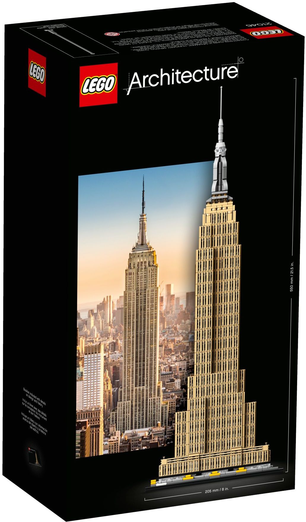 LEGO 21046 Empire State Building Architecture Set NYC Skyline Model - SuperSaverAU - view 4