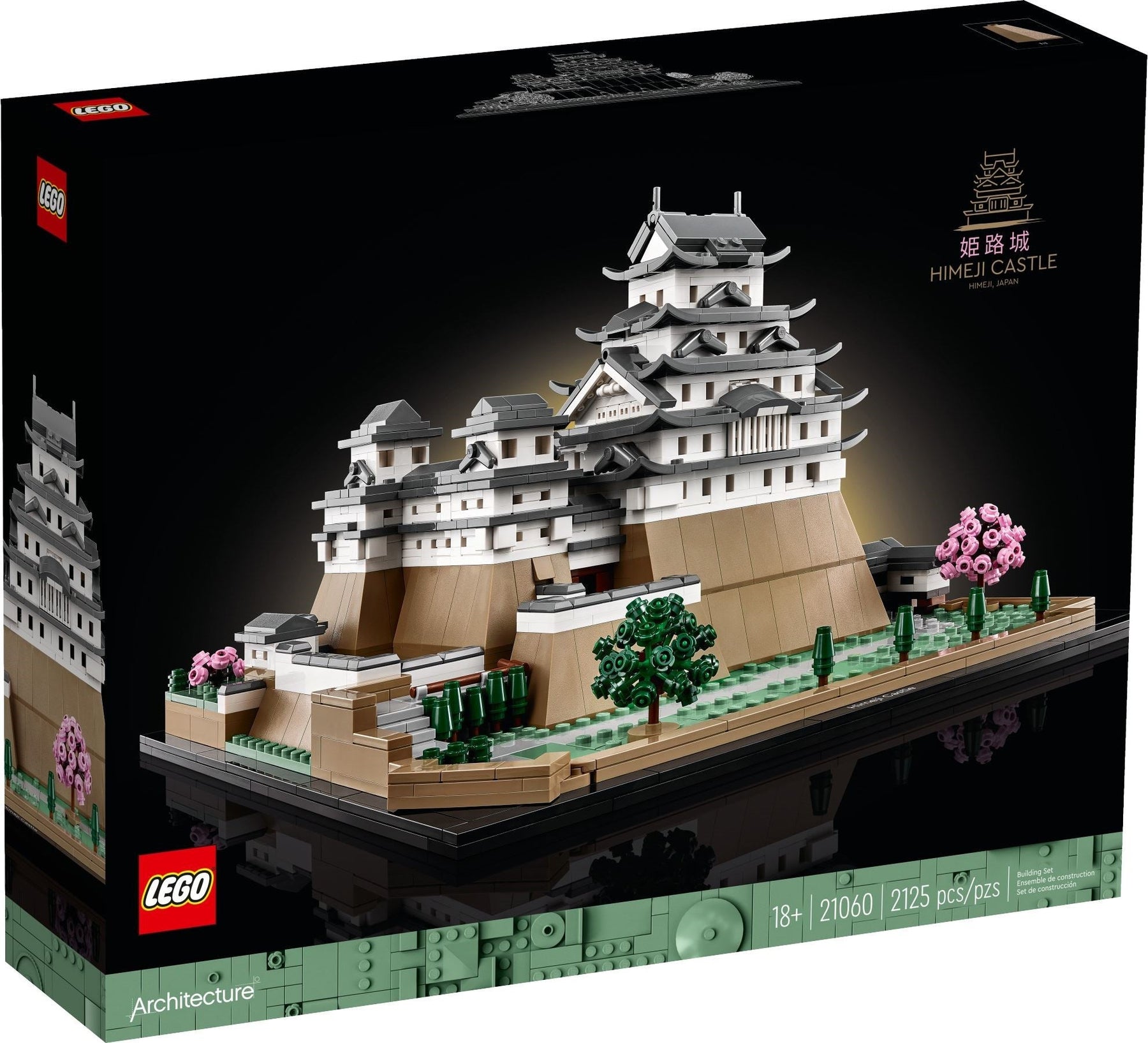 LEGO Architecture Landmarks Collection: Himeji Castle 21060 Building Set - SuperSaverAU - view 1