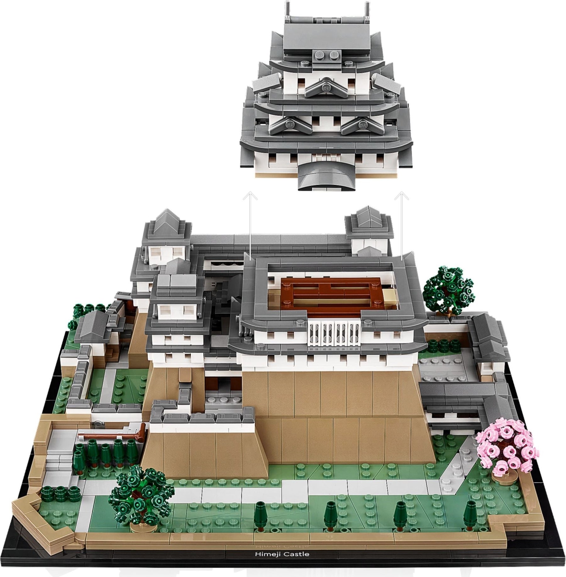 LEGO Architecture Landmarks Collection: Himeji Castle 21060 Building Set - SuperSaverAU - view 5